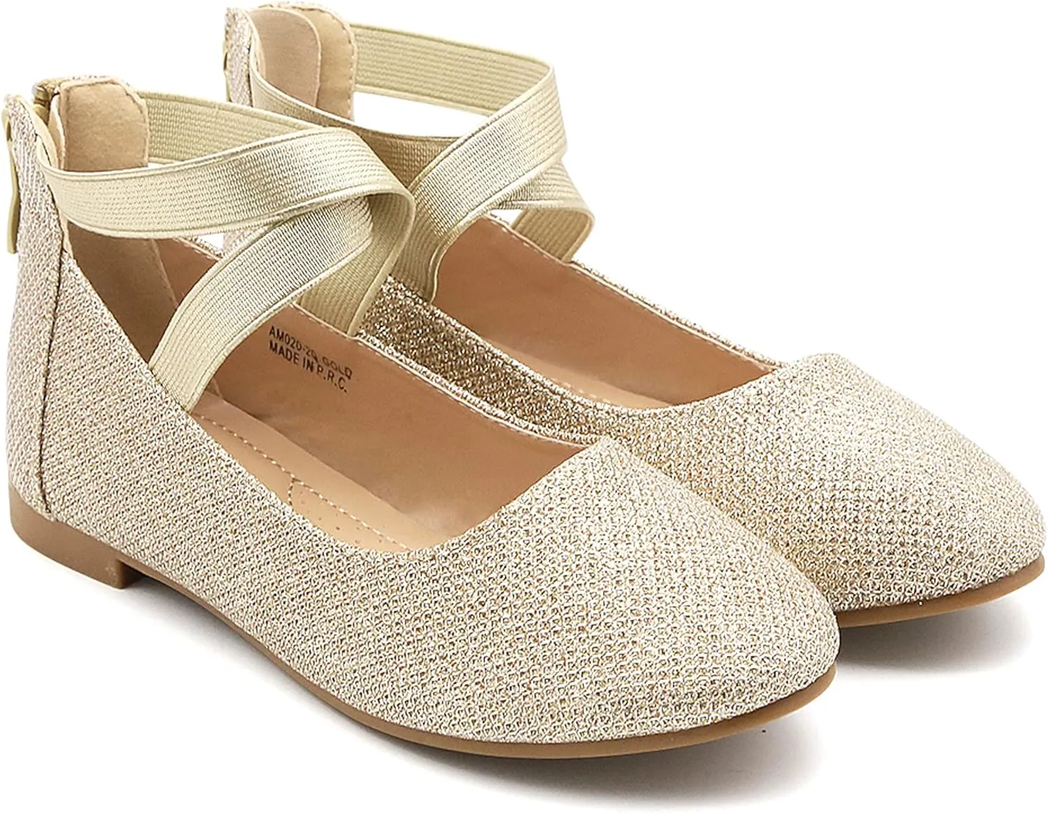 Toddler Little Girl Mary Jane Dress Shoes - Ballet Flats for Girl Party School Wedding Shoes