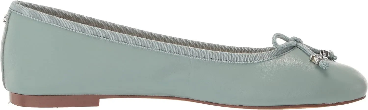 Toe Slip Edelman Knowledgeable Tide Blue Sam Flats On Ballet Rounded Secure packaging Luxe Felicia Flexible