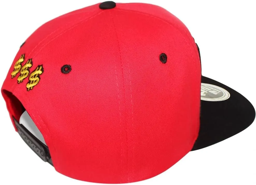 TOP Level Men's Adjustable Cotton Snapback Cap 6 (Various Unique Hat Designs Available)