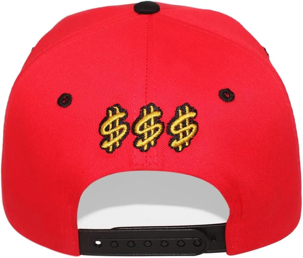 TOP Level Men's Adjustable Cotton Snapback Cap 6 (Various Unique Hat Designs Available)