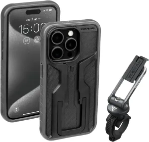 Topeak RideCase with Mount for iPhone 15 Pro - Black/Gray