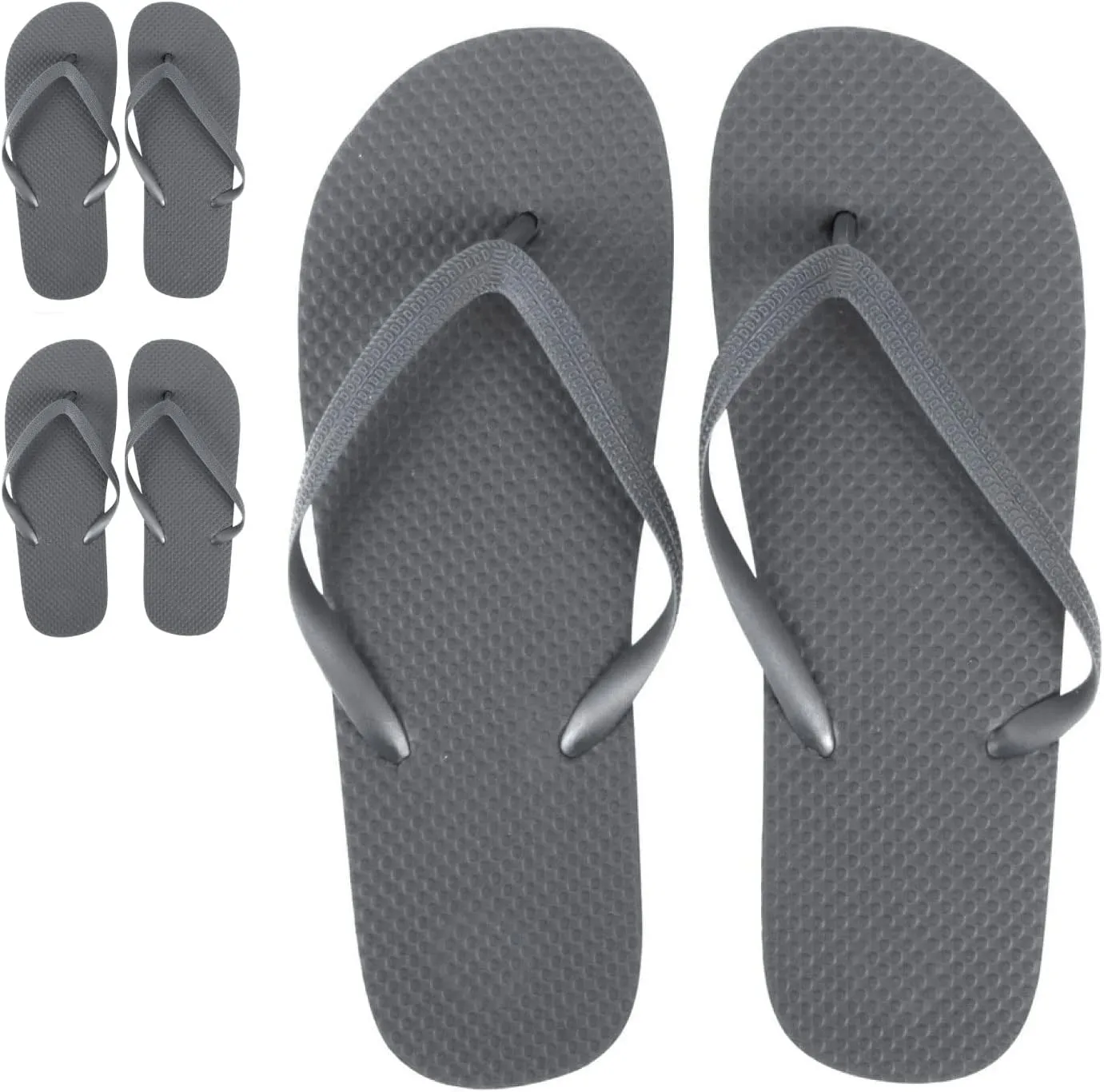 Trail maker 50 Pairs Bulk Wedding Flip Flops for Men Waterproof Wholesale Flip Flops for Men in Bulk for Wedding Guests, Bnb Guests, Hotels, and Charity Donation