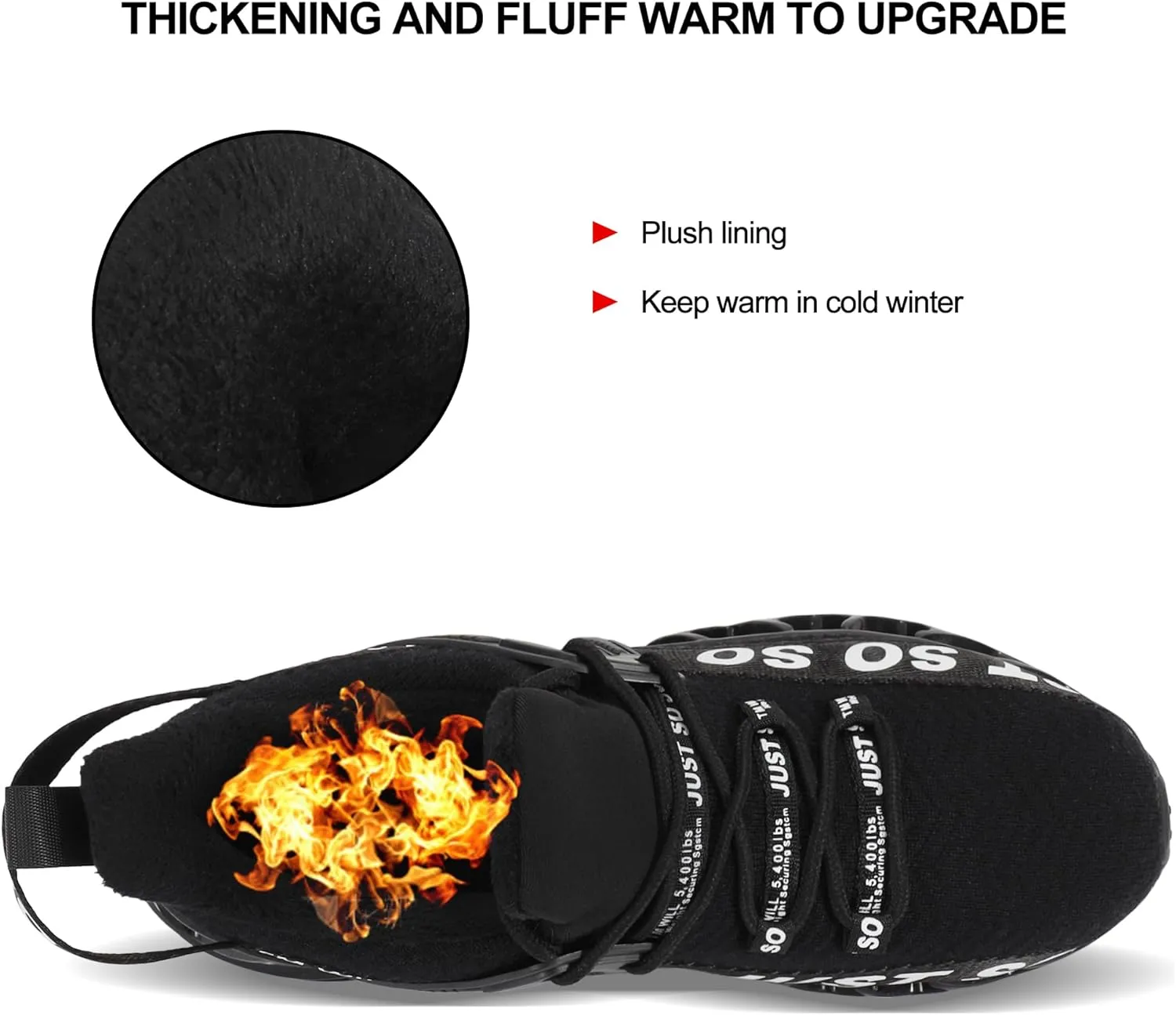 UMYOGO Womens Winter Walking Tennis Shoes - Slip On Memory Foam Lightweight Casual Sneakers for Work