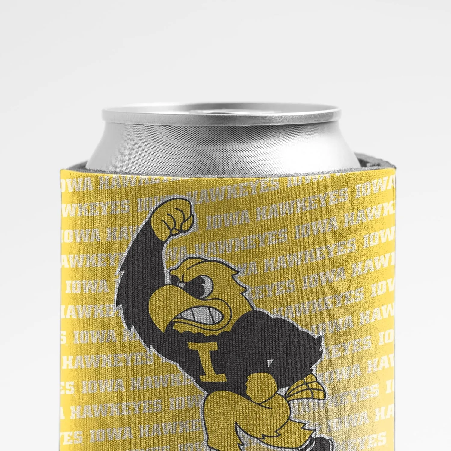 University of Iowa Can Coolers – 6-Pack Officially Licensed Hawkeyes Drink Sleeves – Fits 12oz Cans & Bottles – Foam Insulated for Tailgating, BBQs & Game Day – VictoryStore