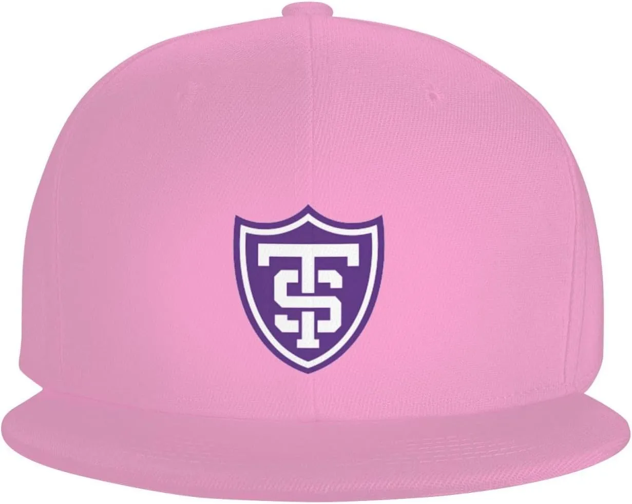 University of St Thomas Hats for Men Flat Bill Fitted Caps Hiphop Rap Adjustable Baseball Trucker Dad Hat