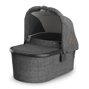 UPPAbaby Bassinet V3 - Compatible with Vista, Cruz, Ridge Strollers - Overnight Sleep Solution - Mattress, Sheet and Bug Shield Included - Greyson (Charcoal Mélange/Carbon Frame)