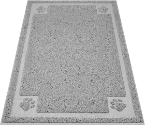 UPSKY Large Cat Litter Mat Trapper 35"×23" Traps Litter from Box and Paws Scatter Control for Litter Box Soft on Sensitive Kitty Paws Easy to Clean