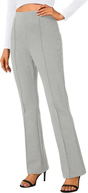 Urban CoCo Stretchy Work Pants Bootcut Yoga Pants Petite Slacks for Office Casual