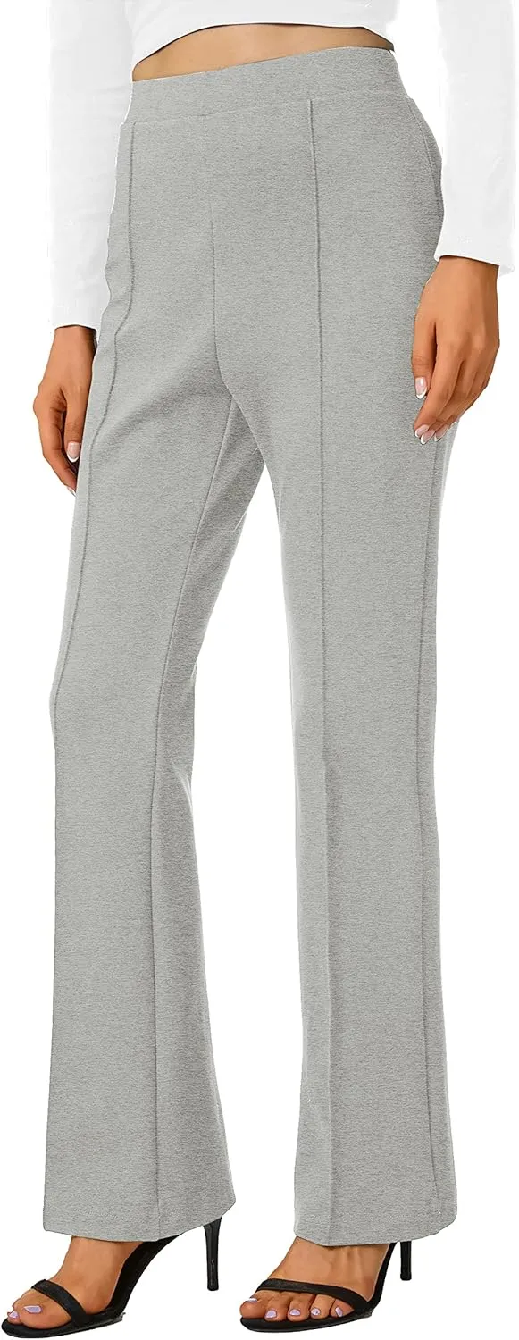 Urban CoCo Stretchy Work Pants Bootcut Yoga Pants Petite Slacks for Office Casual