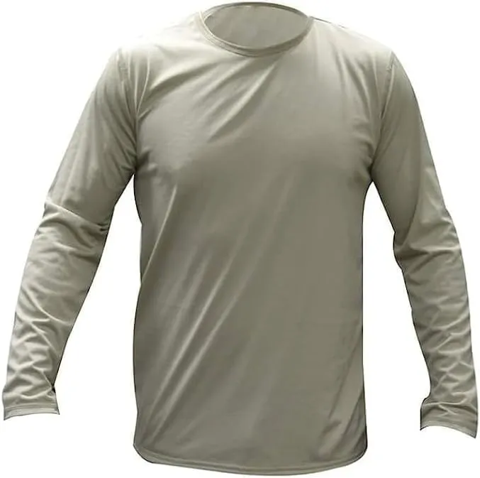 USGI ECWCS Polartec Power Dry Silkweight Gen III Level 1 Thermal Undershirt Sand (Large, Regular)