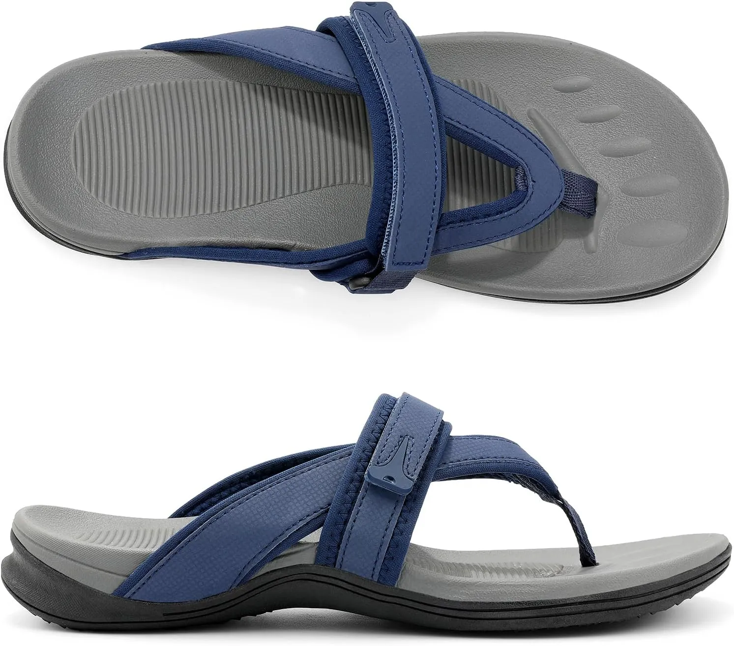 UTENAG Womens Arch Support Flip Flops Comfortable Orthotic Thong Sandals