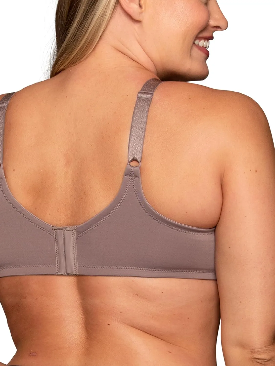 Vanity Fair Women's Beauty Back Smoothing Minimizer Bra, Minimizes Bust Line up to 1.5", Non Padded Cups up to H
