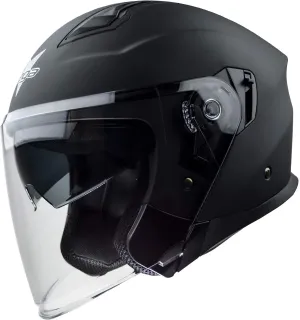 Vega Helmets unisex adult Open Face powersports helmets, Matte Black, Large US