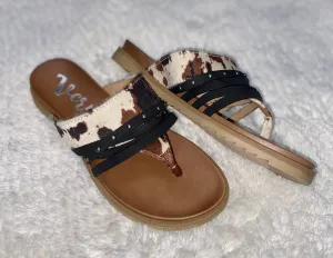 Very G Rose Cow Sandal