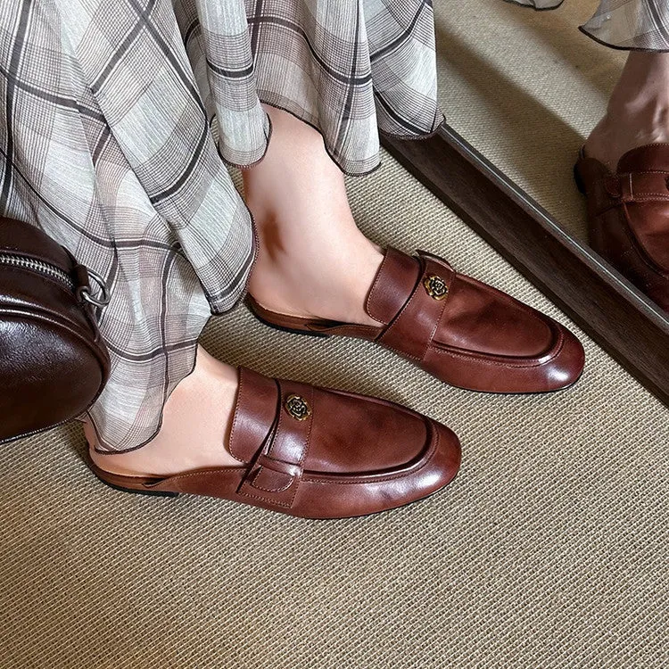 VINTAGE MULE SHOES FLAT LADIES