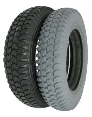Wheelchair Tire, Flat Free, Flat Tread, Grey, 14" X 3", TAG114291