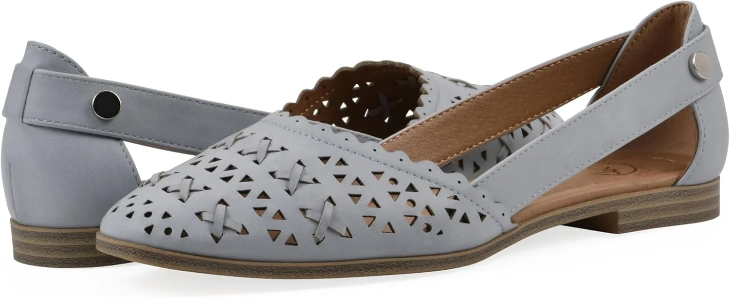 WHITE MOUNTAIN Women's Nobler Open Ballet Flat