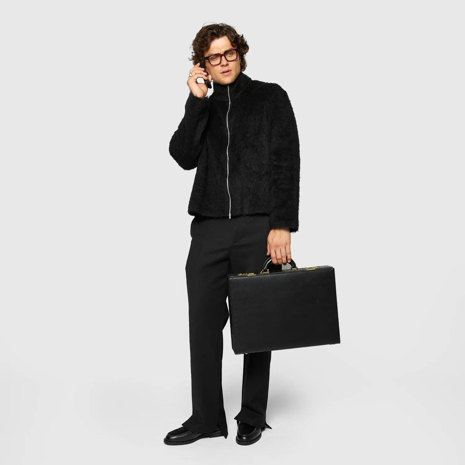 Wilde Black Pony Penny Loafer - Men's