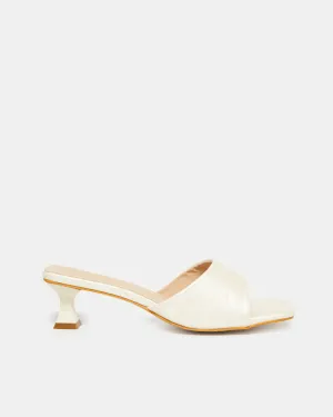 Women Beige Mule