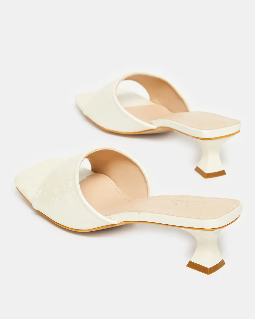 Women Beige Mule