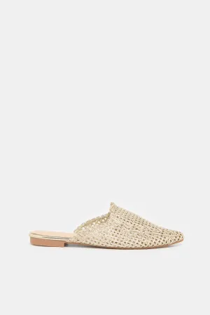 Women Gold Mule
