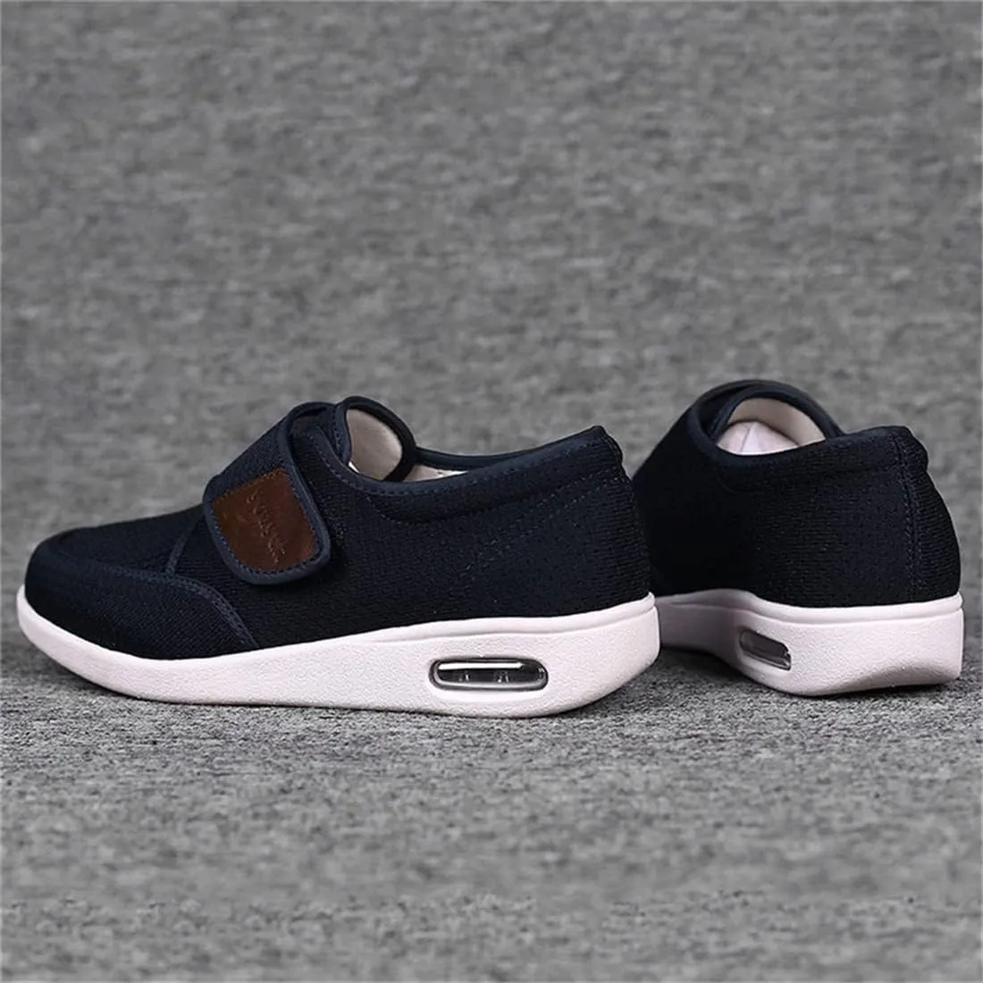 Women Men Diabetic Shoes, Orthopedic Shoes Adjustable Memory Foam Swollen Feet Walking Shoes for Elderly Arthritis Edema