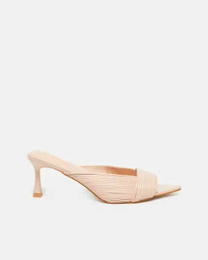 Women Pink Embellished Mule