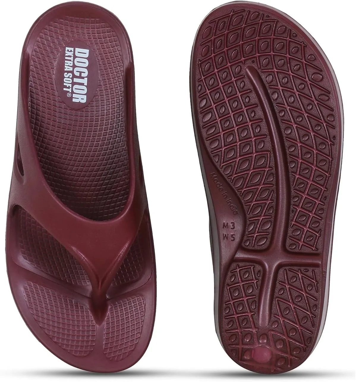 Women's Classic Ultra Soft Flip Flops/Slippers with Cushion FootBed for Adult | Comfortable & Light Weight| Stylish & Anti-Skid| Waterproof & Everyday Slip-on for Ladies/Girls D-510