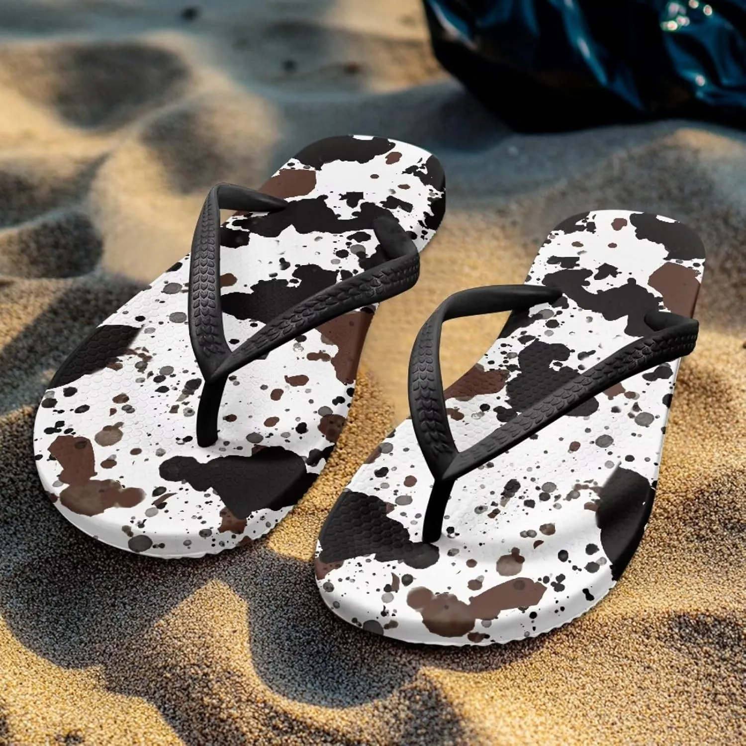 Womens Flip Flops Comfortable Walking Thong Sandals with Arch Support Slip On Shower Shoes Indoor Outdoor for Summer