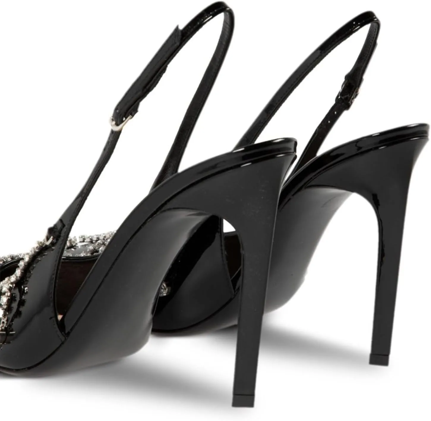 Women's Satin Ballet Slingback High Heels with Bows Closed Square Toe Lace-Up Stiletto Pumps Elegant Mary Jane Shoes for Wedding Party